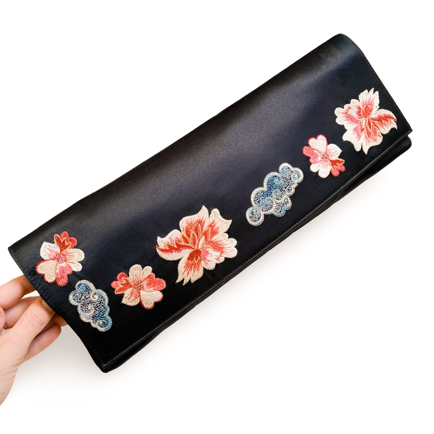 Blumarine 2000 Rare Satin Clutch - runway