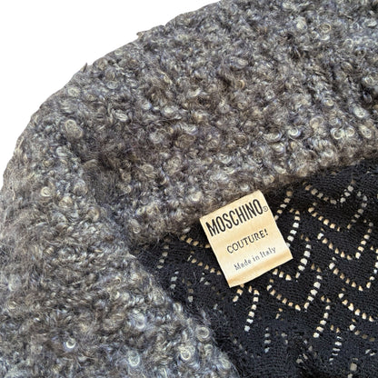 Moschino Couture 90's heart-shaped knit cardigan