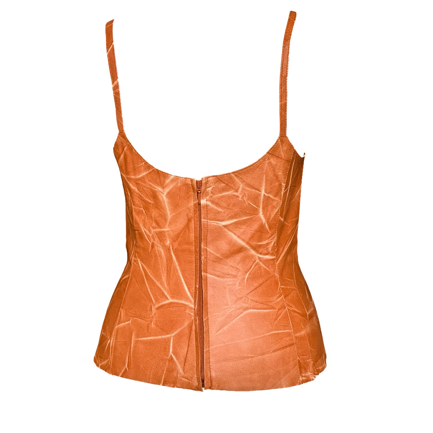 Plein Sud VTG textured leather bustier