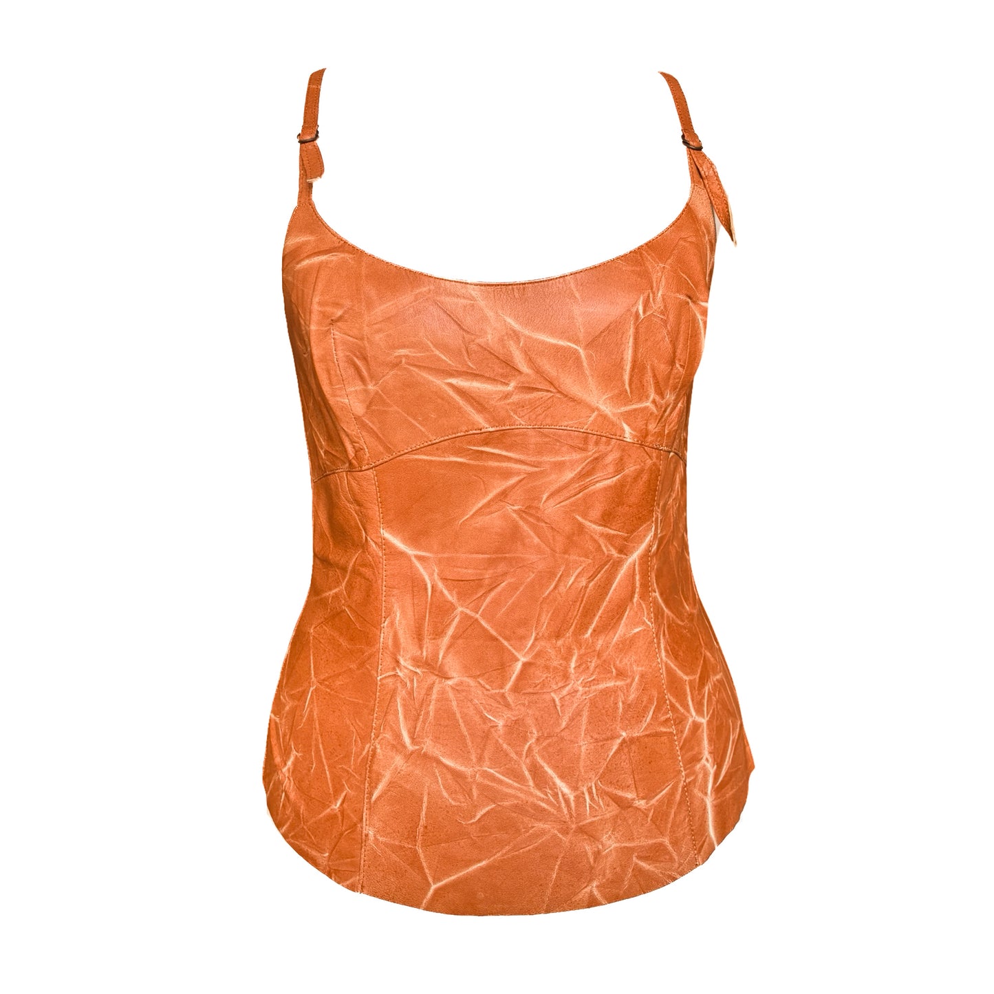 Plein Sud VTG textured leather bustier