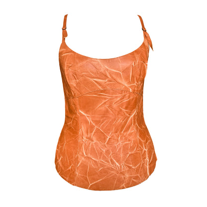 Plein Sud VTG textured leather bustier