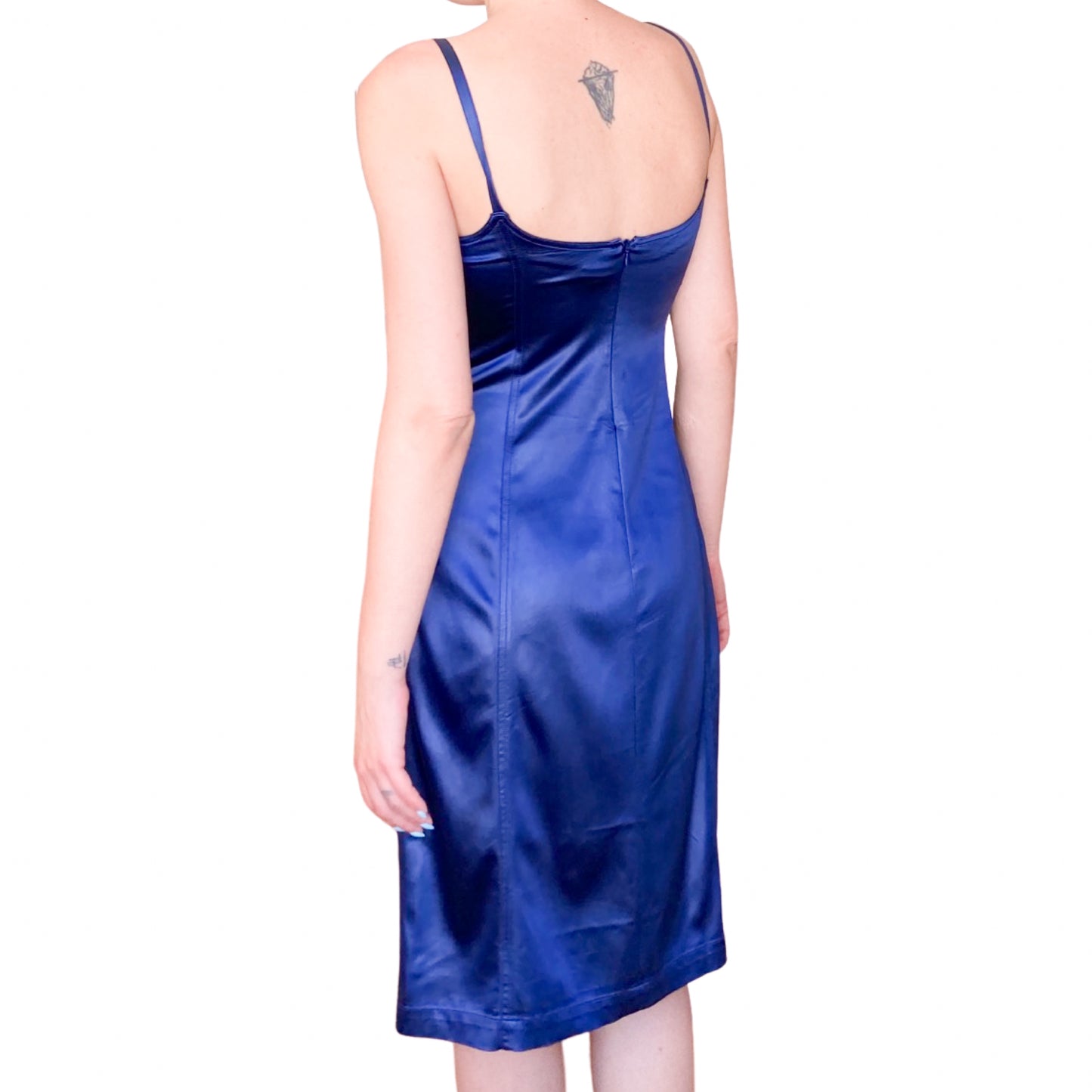 Plein Sud Jeans 2000s satin dress