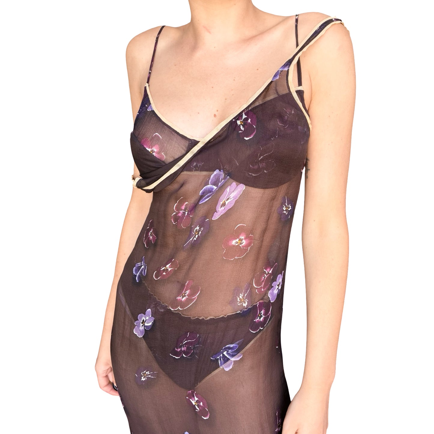 Prada 2000 silk lingerie set
