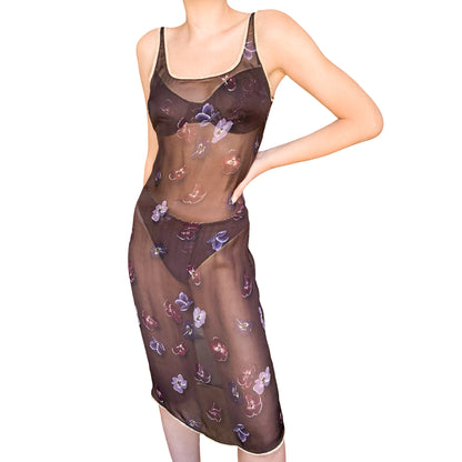 Prada 2000 silk lingerie set