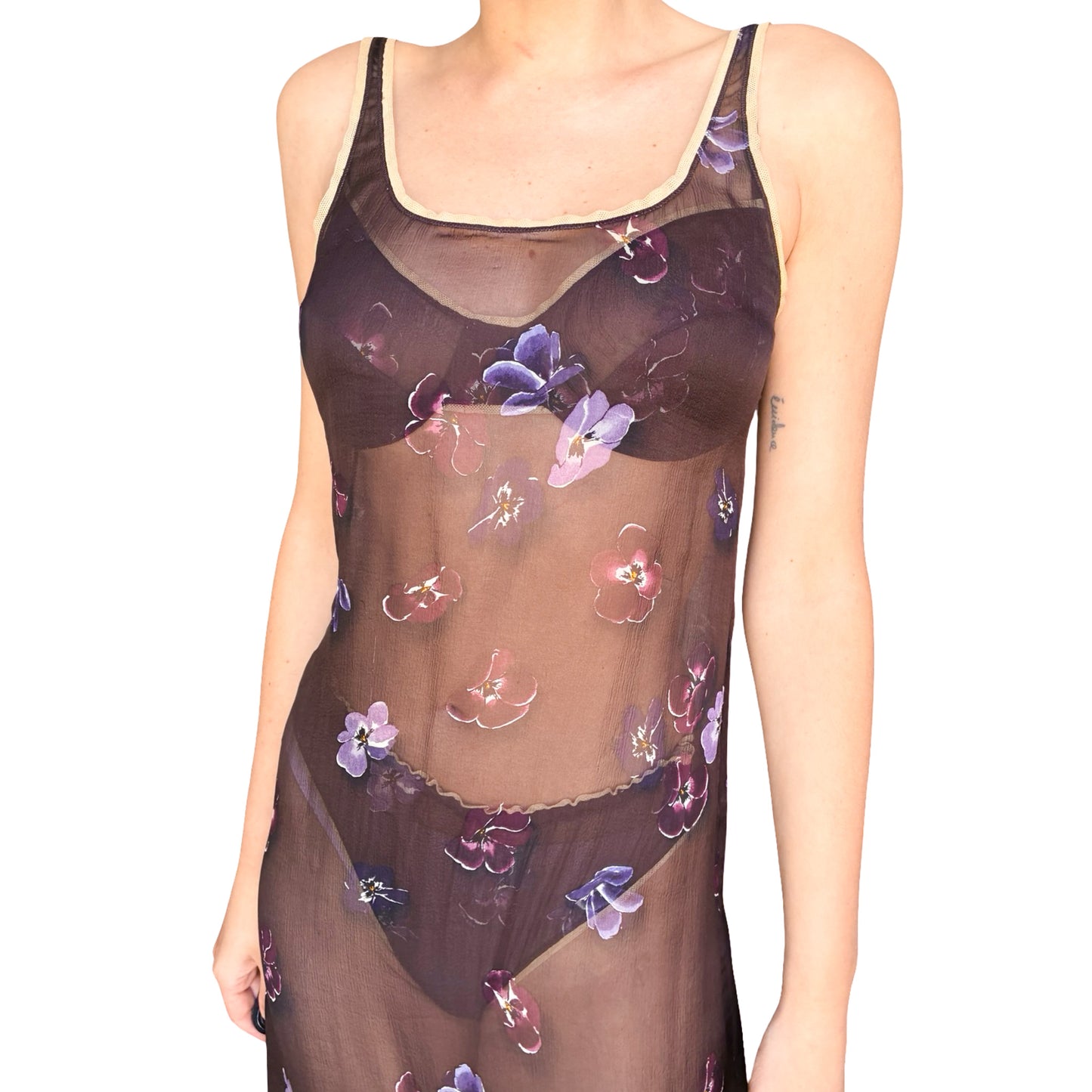 Prada 2000 silk lingerie set