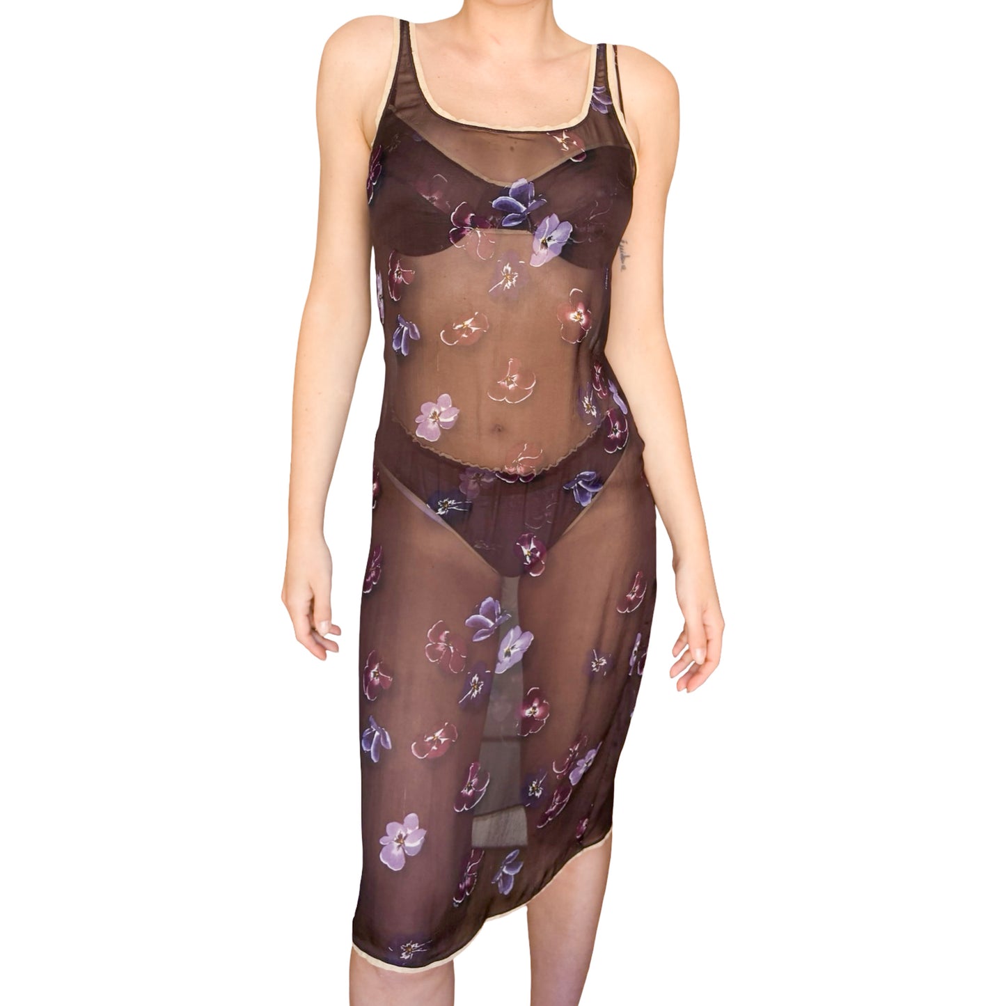 Prada 2000 silk lingerie set