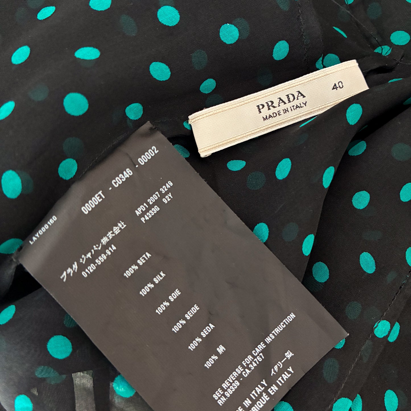 Prada 2008 silk button-up shirt - documented