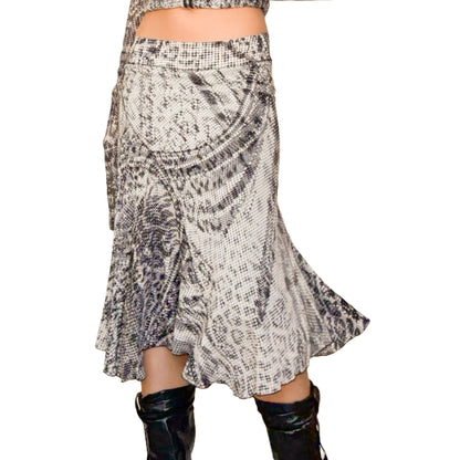 Roberto Cavalli 2003 silk set - runway