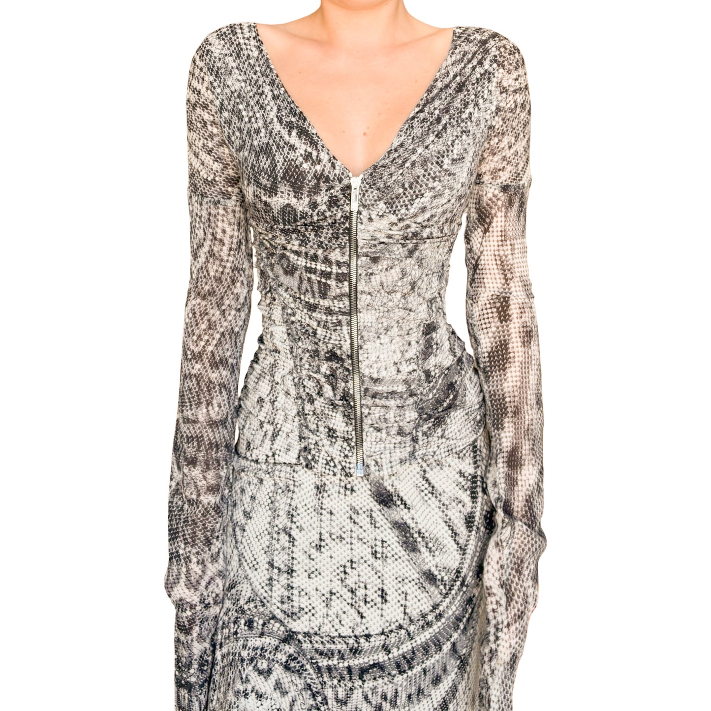 Roberto Cavalli 2003 silk set - runway