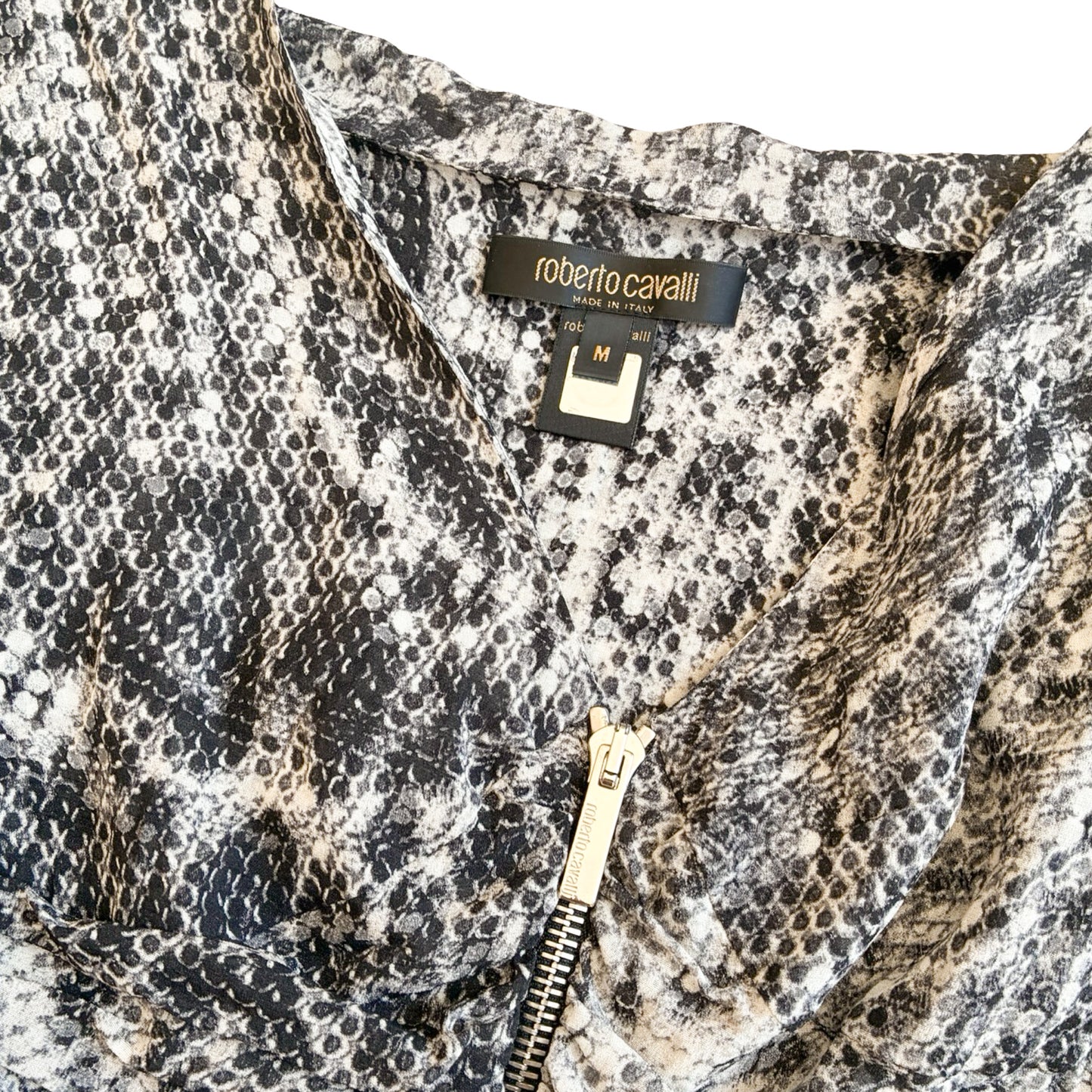 Roberto Cavalli 2003 silk set - runway