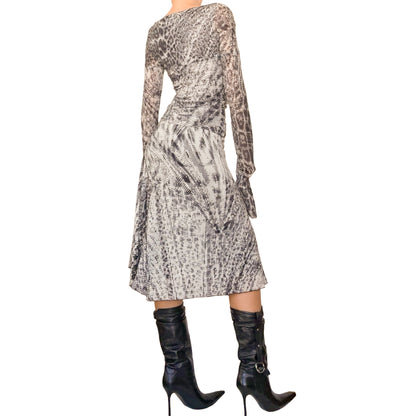 Roberto Cavalli 2003 silk set - runway