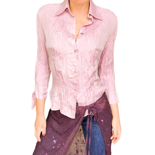 Roberto Cavalli 2000 iconic silk shirt - runway