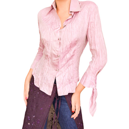 Roberto Cavalli 2000 iconic silk shirt - runway