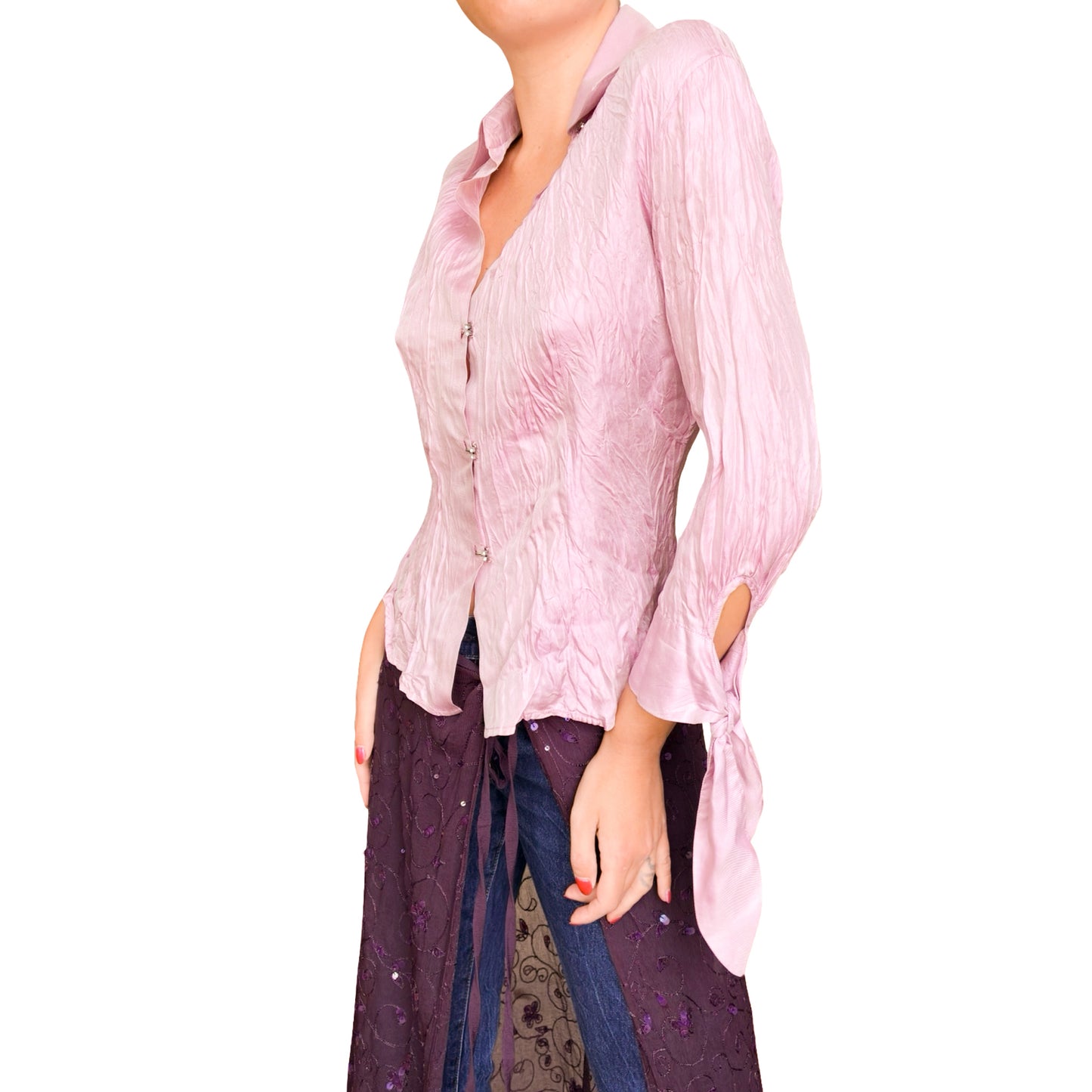 Roberto Cavalli 2000 iconic silk shirt - runway