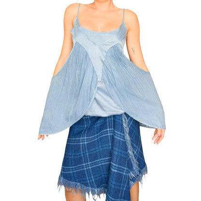 Italian VTG silk deconstructed top/dress - dead stock