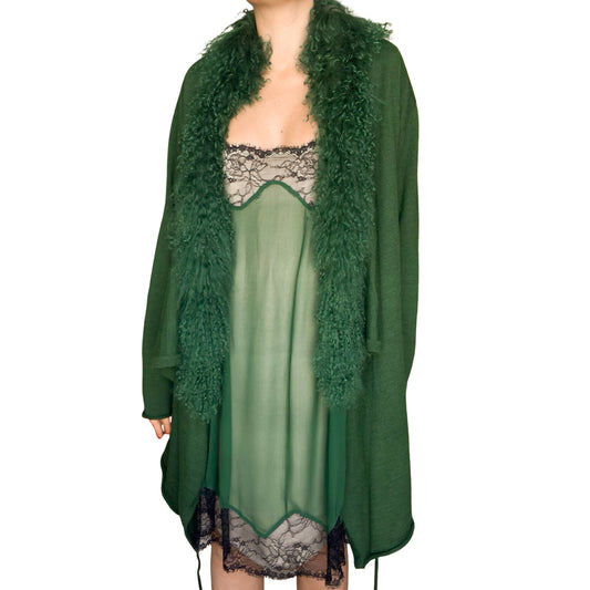 Italian Luxury Designer VTG dress + cardigan set