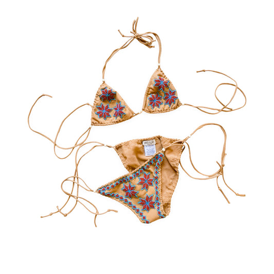 Anti-Flirt 90s Beaded Bikini Set