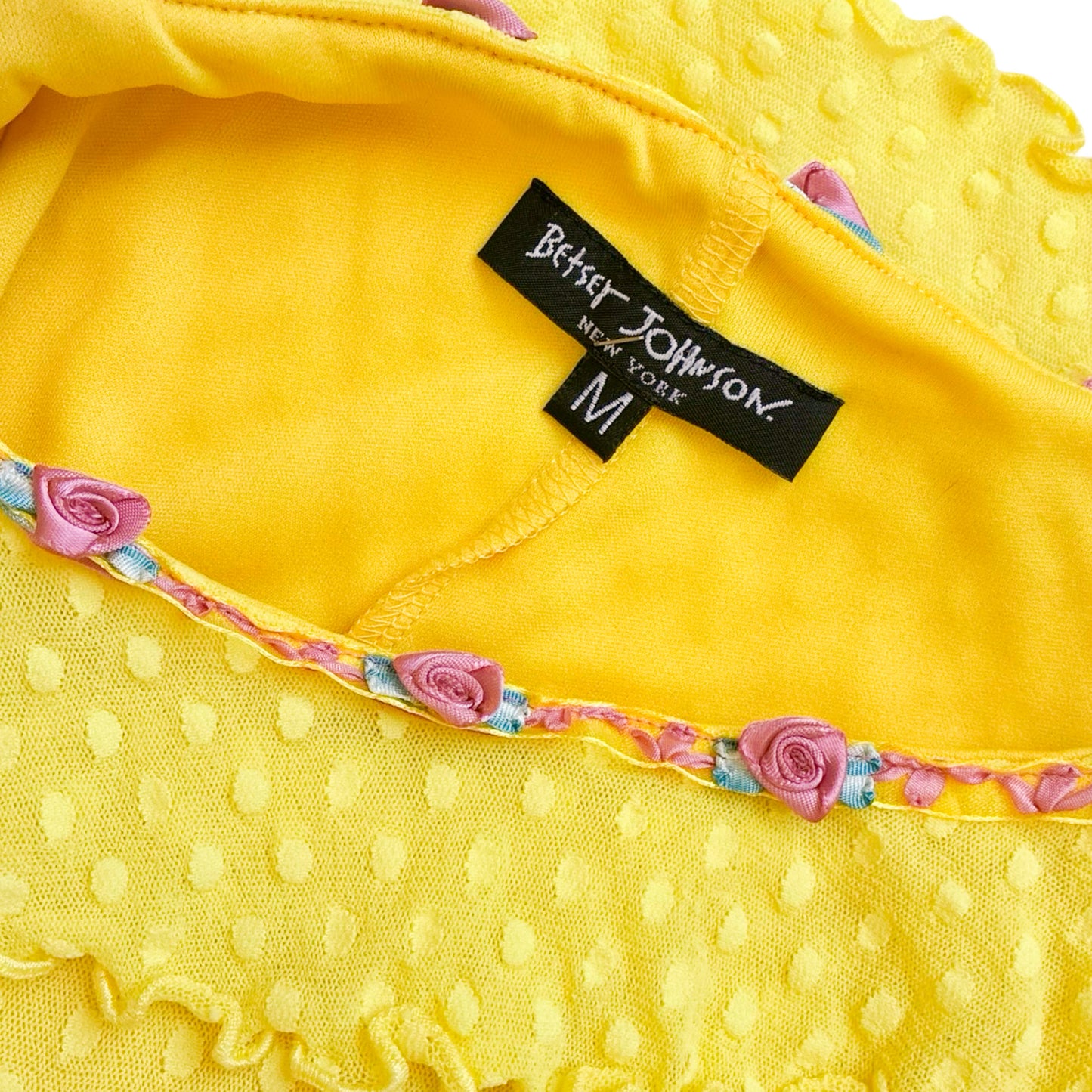 Betsey Johnson S/S 2000 Canary Mermaid Dress