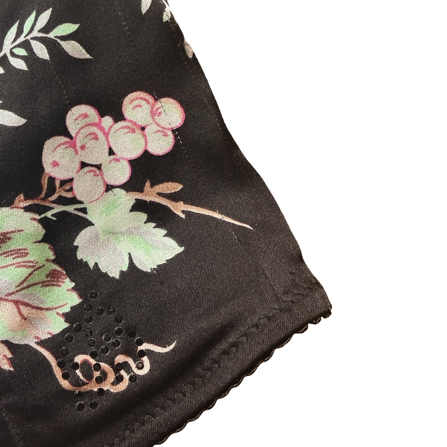 Blumarine 2000's floral silk corset