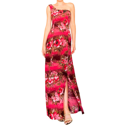 Blumarine 2002 Hibiscus Rare Silk Gown