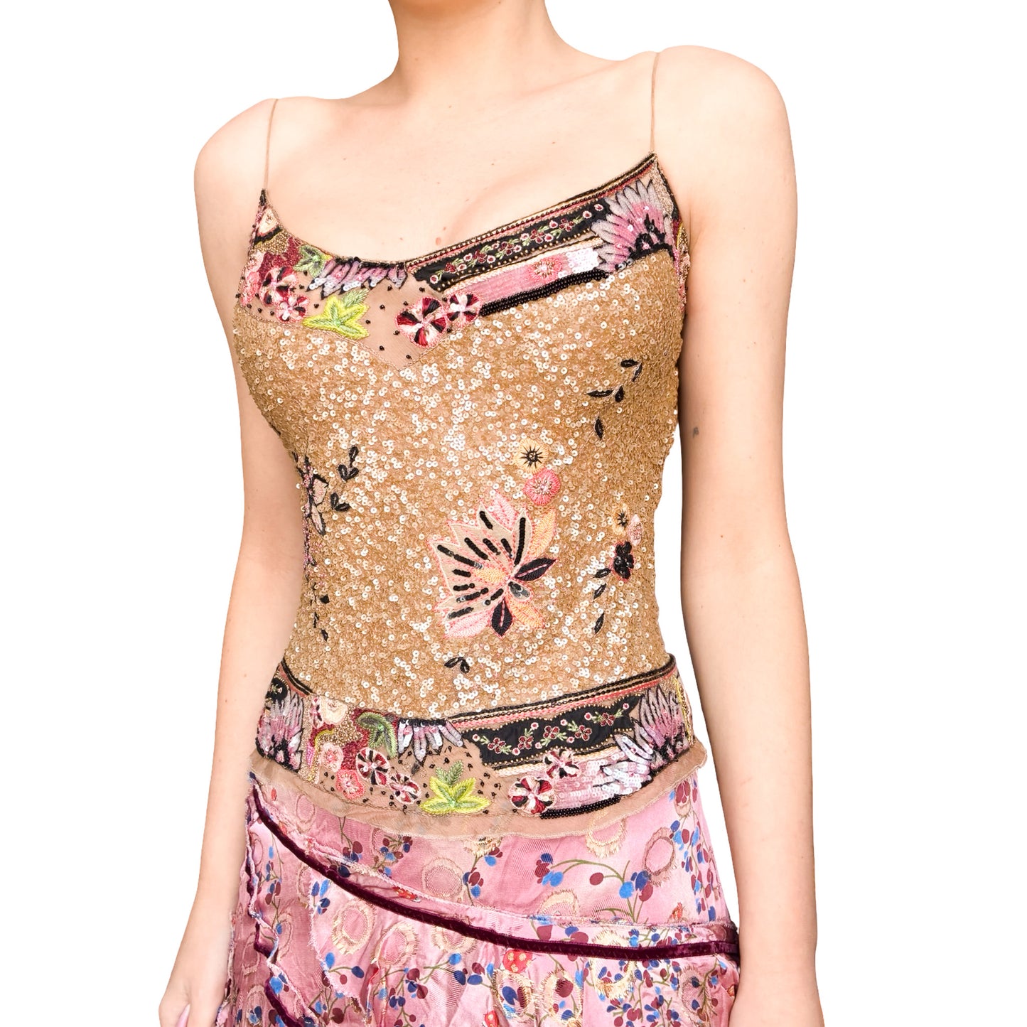 Blumarine 2003 Hand-Embellished Silk Grail - Documented