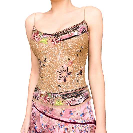 Blumarine 2003 Hand-Embellished Silk Grail - Documented