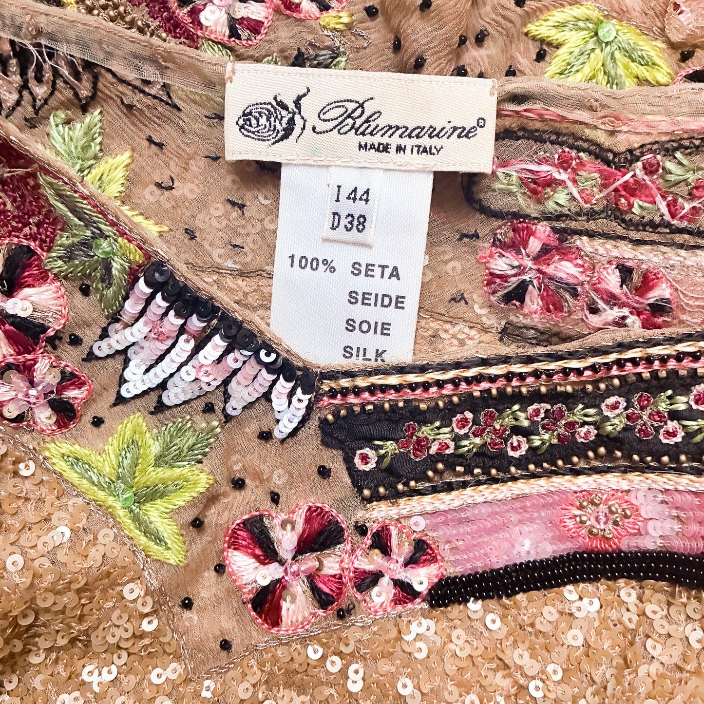 Blumarine 2003 Hand-Embellished Silk Grail - Documented