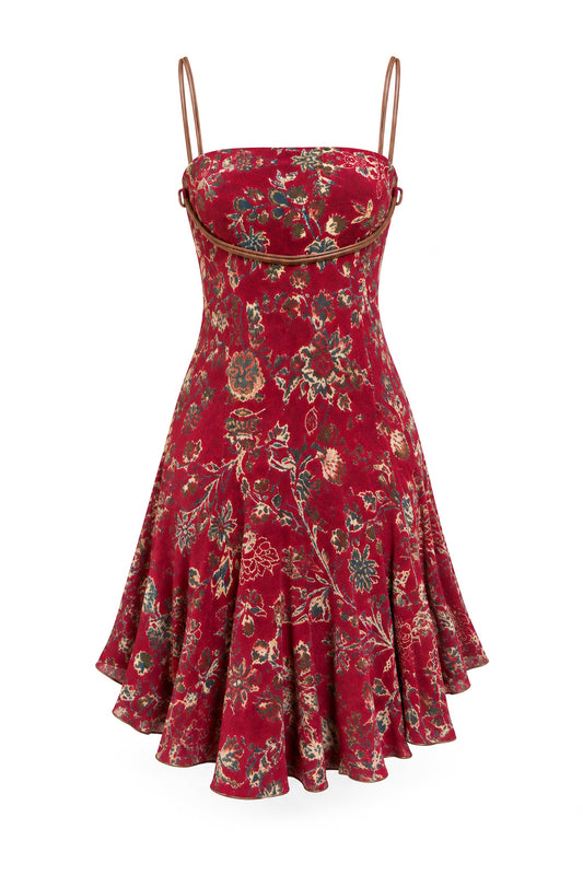 Roberto Cavalli 2000s Gold Brocade Dress & Skirt
