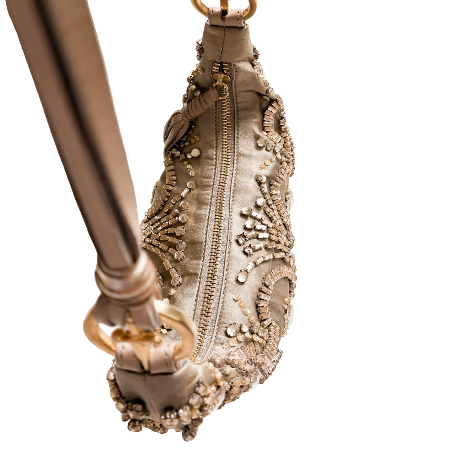 Cesare Paciotti 2005 Crescent Beaded Bag - Documented