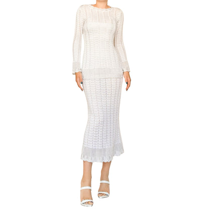 Christian Lacroix 90s RARE Openwork Knit Set