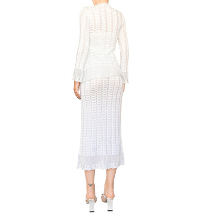 Christian Lacroix 90s RARE Openwork Knit Set