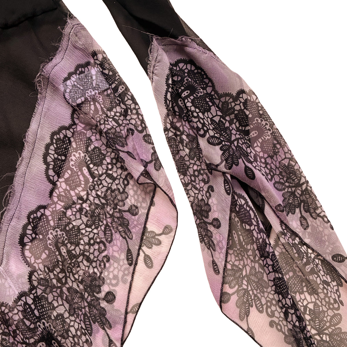 Italian Designer 90s Whimsical Silk Blouse