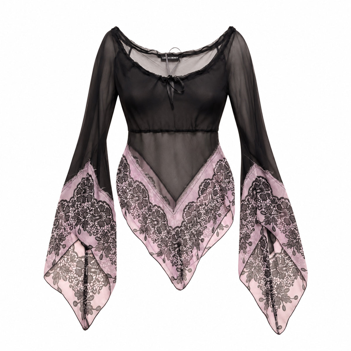 Italian Designer 90s Whimsical Silk Blouse
