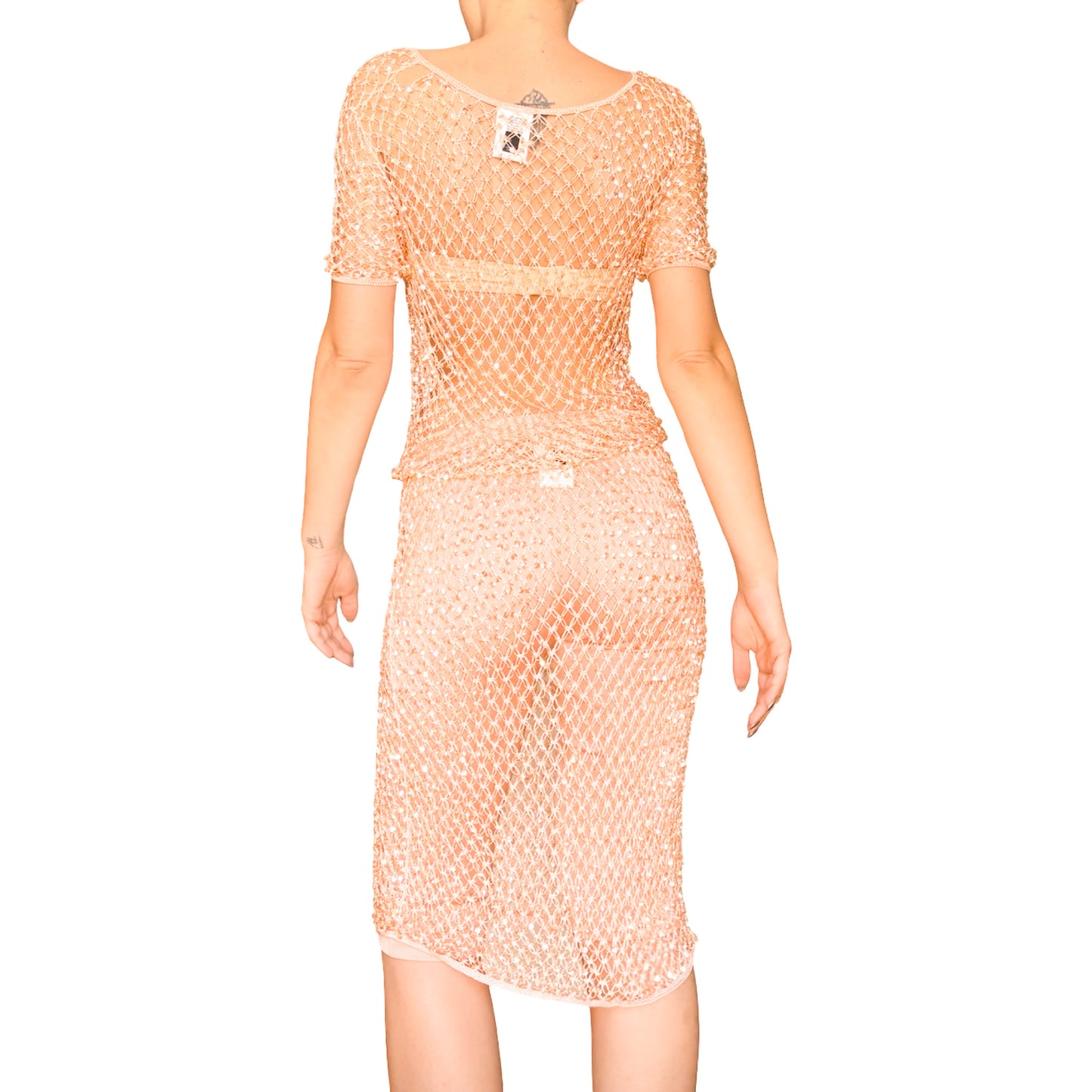 D&G Spring 1998 RARE knit ethereal set - Documented & NWT