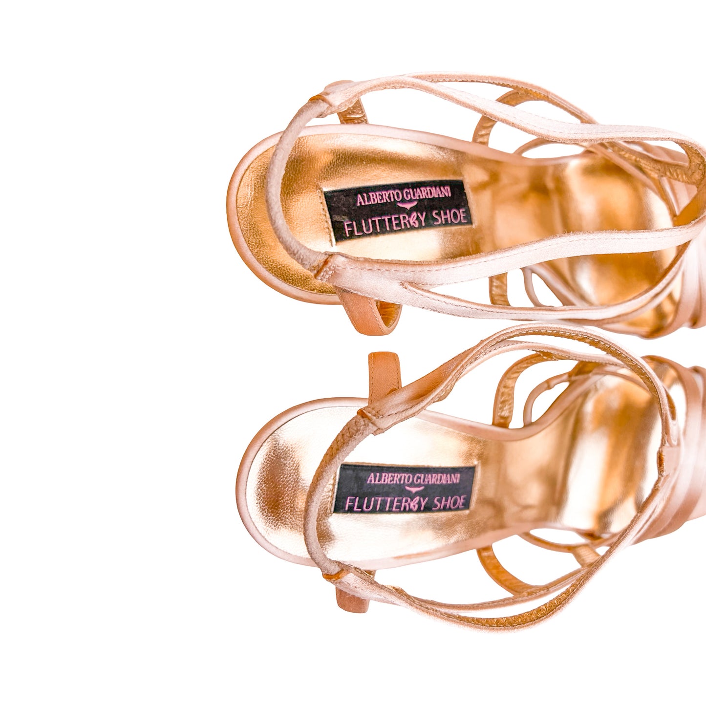 Alberto Guardiani 2013 Butterfly Heel Sandals (Blush)