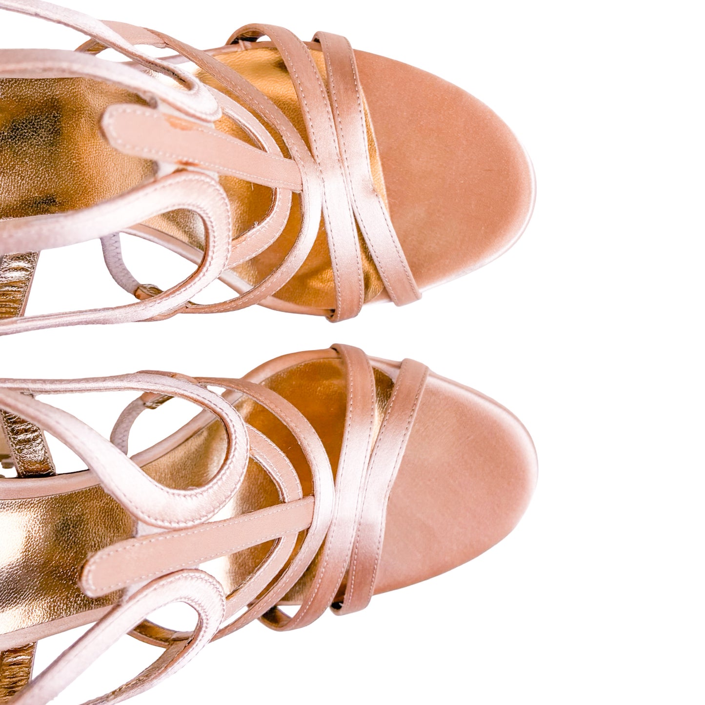 Alberto Guardiani 2013 Butterfly Heel Sandals (Blush)
