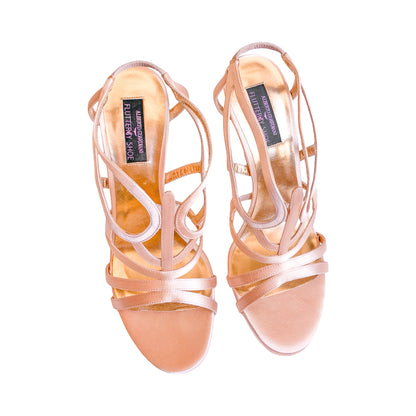 Alberto Guardiani 2013 Butterfly Heel Sandals (Blush)