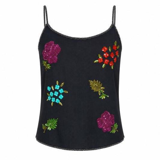 Emporio Armani 1998 Silk Beaded Camisole - Runway