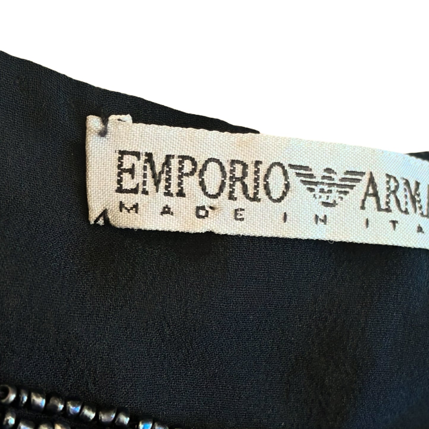 Emporio Armani 1998 Silk Beaded Camisole - Runway