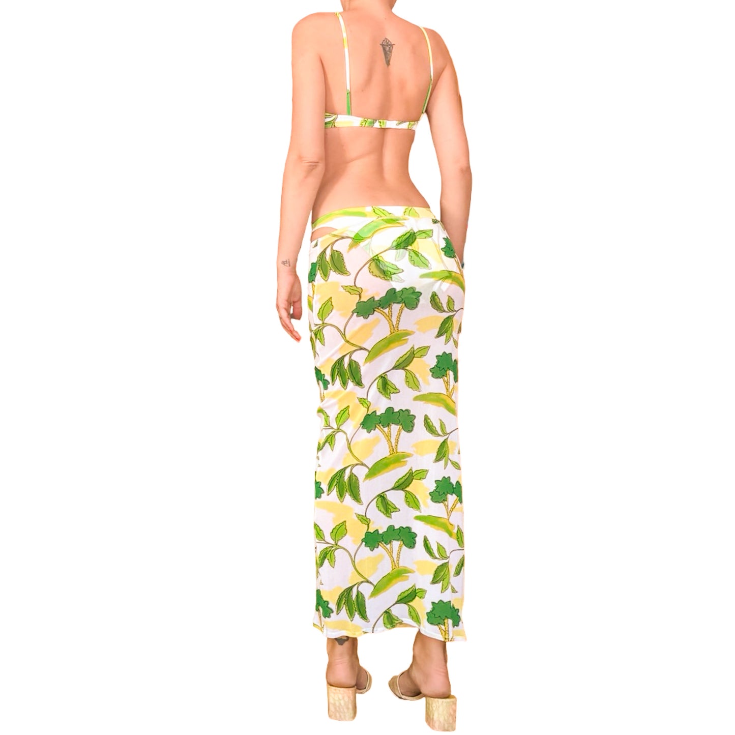 Eres 1988 RARE Printed Swimsuit Set