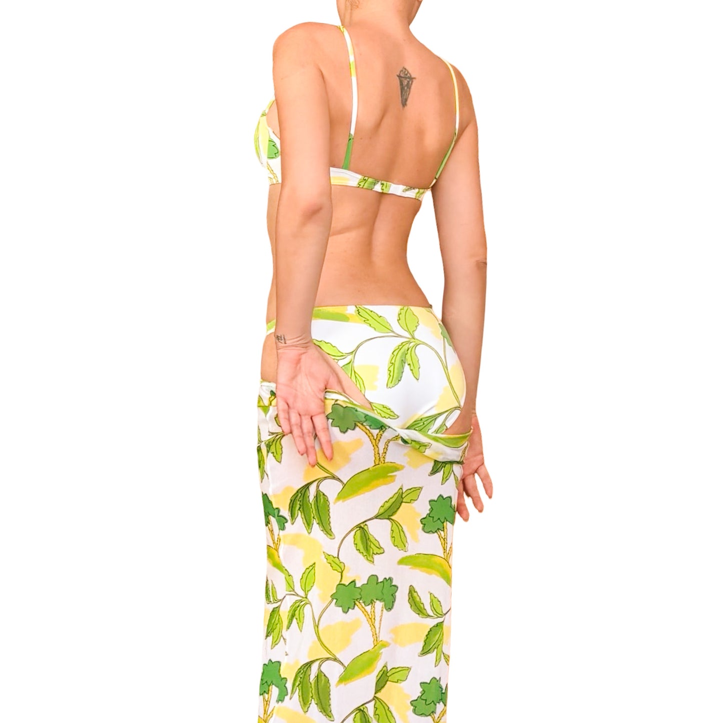 Eres 1988 RARE Printed Swimsuit Set