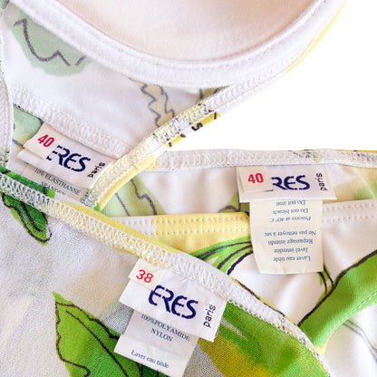 Eres 1988 RARE Printed Swimsuit Set