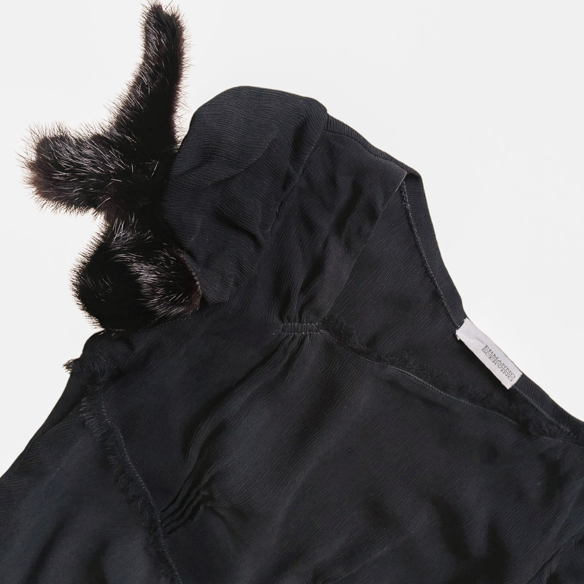Ermanno Scervino 2003 Mink & Silk Chic Dress