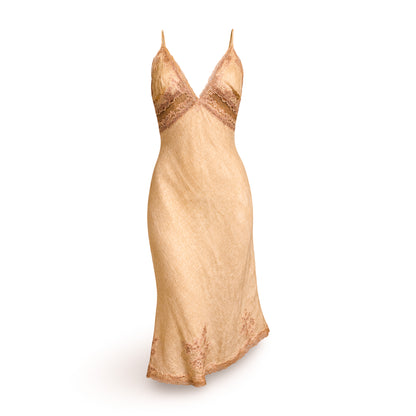 Ermanno Scervino 2006 Washed Sand Dress