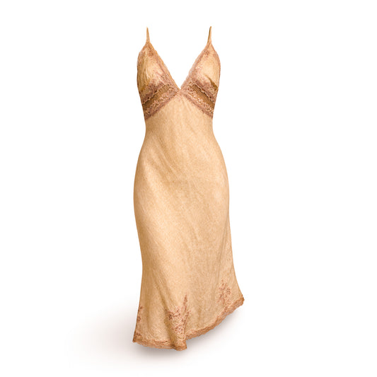 Ermanno Scervino 2006 Washed Sand Dress