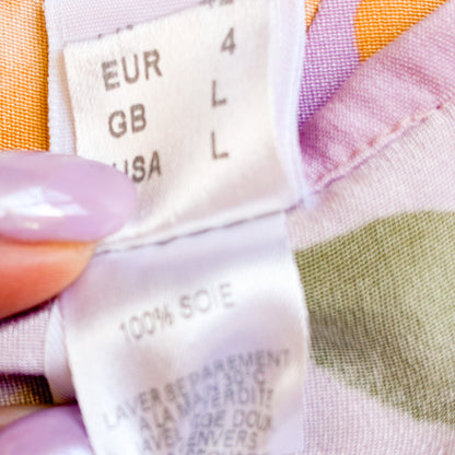 Fifi Chachnil VTG Romantic Silk Dress