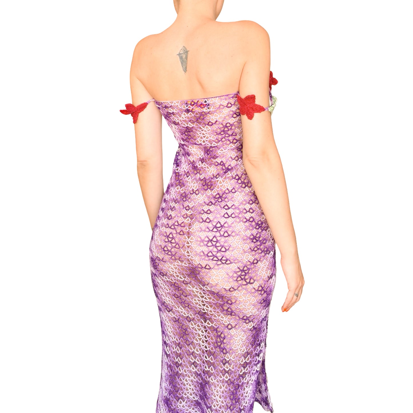 Francis Montesinos RARE Crochet Adam & Eve Dress