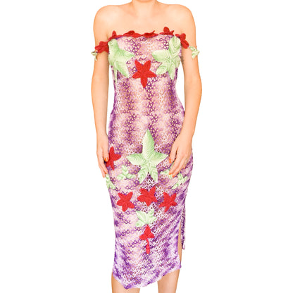 Francis Montesinos RARE Crochet Adam & Eve Dress