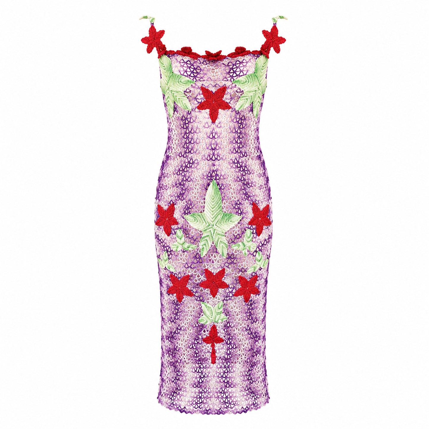 Francis Montesinos RARE Crochet Adam & Eve Dress