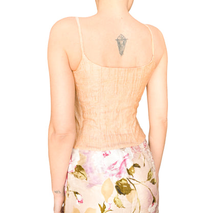 French Designer VTG Sand Corset